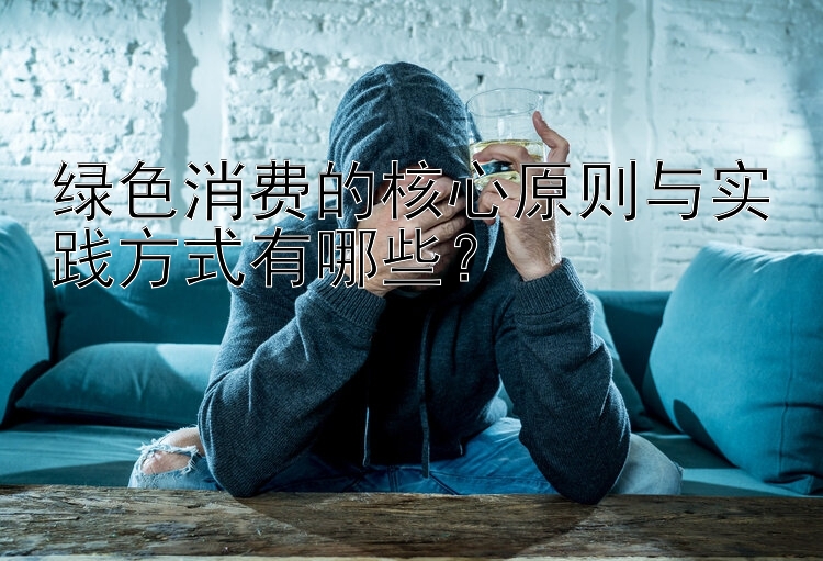 绿色消费的核心原则与实践方式有哪些？